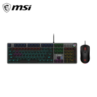 【MSI 微星】GK310 COMBO RED TC鍵鼠組【三井3C】