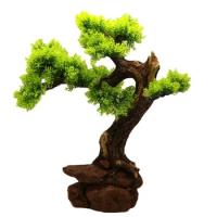 Desktop Decor Artificial Bonsai Plant Simulation Plastic Guest-greeting Pine Bonsai Tree