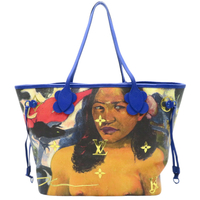 LOUIS VUITTON  LV 路易威登【激安價】藍色 PVC帆布 Gauguin Neverfull MM 托特包 M43359 【二手名牌BRAND OFF】