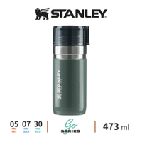 STANLEY 真空保溫瓶 0.47L 錘紋綠 GO系列