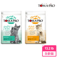 TOMA-PRO 優格 親親食譜 全齡貓 高肉量 三種肉/四種肉配方 13.2磅(貓糧、貓飼料、貓乾糧)