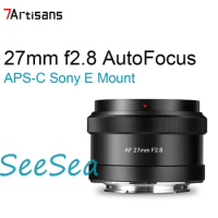 7Artisans 27mm f2.8 AutoFocus APS-C Lens for Sony E Mount Mirrorless Cameras