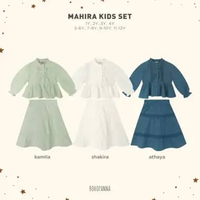 BOHOPANNA - RAYA COLLECTION - MAHIRA KIDS SET - Setelan Baju Muslim Anak 7-8Y KAMILA