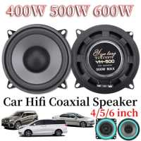 4/5/6 Inch Car Speakers 300-600W 2-Way Vehicle Door Auto Audio Music Stereo Subwoofer Full Range Frequency Automotive Speakers
