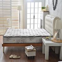 A家-女性專用-超涼感抗菌-護邊蜂巢獨立筒床墊-雙人加大6尺-護腰麵包床