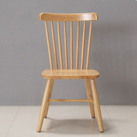椅子 實木椅子 北歐溫莎椅 歐式酒店靠背椅 咖啡廳椅實木椅家用 餐桌椅