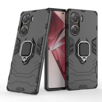 For Vivo V29E India Case Vivo V25E V27E V25 V27 V29 Pro Cover Shockproof Armor PC + Silicone Stand Protective Phone Back Cover