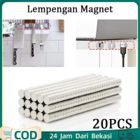 20pcs Magnet Bulat Orbicular Magnet Neodymium Banyak Gaya Magnet Super Kuat Magnet Neodium Bulat