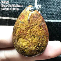 Genuine Natural Yellow Red Pietersite Pendant Jewelry For Woman Lady Man Crystal Water Drop Beads Namibia Energy Gemstone AAAAA