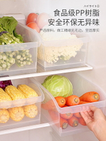 冰箱保鮮收納盒神器食物冷凍長方形雞蛋蔬菜抽屜式塑料儲物整理盒
