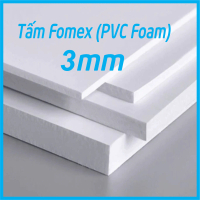 [3mm] Tấm Fomex,Tấm PVC Foam, Bìa Làm Mô Hình, Tấm Fomex Trắng, Làm Phông Nền Chụp Ảnh Livestream