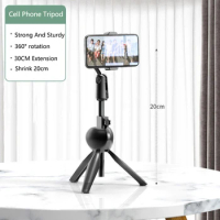 Mobile Phone Desktop Tripod, Bluetooth Camera, Live Streaming Tool, Suitable for I-phone S-amsung Hu-awei Phone Accessories Pad