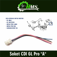 Soket CDI GL Pro \A\" - Kabel Socket Lawan CDI Honda GL Max Megapro Hiu Neotech Shogun New 110"