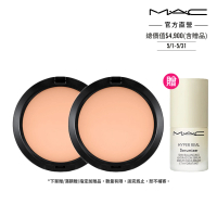 【M.A.C】超持妝無瑕粉餅#寶寶粉雙入組(超持妝無瑕粉餅SPF15/PA+_13g不含粉盒*2)