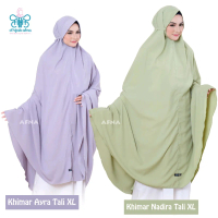 AFNA Khimar Ayra Nadira Tali XL Jilbab Jumbo - Jilbab Hijab Khimar Kerudung Syari  instant Pet Antem