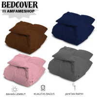 Bedcover No Set 120x220 / 150x220 / 160x220 / 180x220  Double Plain Polos Aesthetic