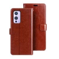 เคสโทรศัพท์หนังแบบฝาพับสำหรับ OnePlus 9 8 7 Pro 9RT 8T 9R ที่มีช่องใส่บัตรและฟังก์ชันขาตั้ง รองรับรุ