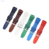 18mm Colorful PU Watch Strap for Casio AQ-S810W/S800W SGW-300H/400H AE-1000W W-S200H AEQ-110W Wrist Band Bracelet Watchband