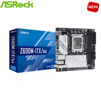 12th Gen Z690 Motherboard NEW For ASRock Z690M-ITX/ax MINI ITX Z690i Motherboard Socket LGA1700 DDR4 Desktop Mainboard