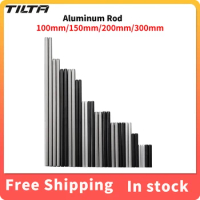 TILTA R15-100-B 15mm Aluminum Rod 100/150/200/300mm For DSLR Matte Box Follow Focus Monitor Shoulder Mount Rig Photo Studio