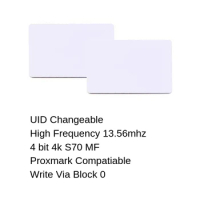 UID Changeable 4 byte UID MF 4k S70 Block 0 Change RFID NFC High Frequency 13.56mhz 14443a