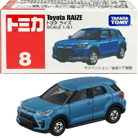 【Fun心玩】TM008A6 175346 正版 多美 豐田RAIZE 多美小汽車 TOMICA 後門可開 模型車