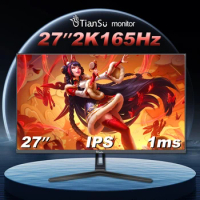 Tiansu 27 Inch Gaming Monitor 144Hz 2k 2560*1440 Computer Monitor 2k FHD 240Hz Monitor PC 27 144Hz 2