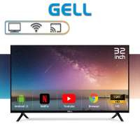 Gell smart TV 32 inch flat screen TV 32 inches LED evision netflixyoutube ready