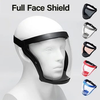 Transparent Safety Full Face Shield Oil Splash Windproof Mask Environmentally Friendly Washable Purifying Breathing Health Mask