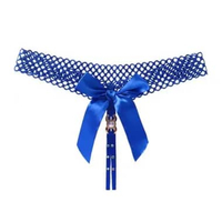 G STRING SEXY NEW PITA PAYET MUTIARA SEKSI CD WANITA PAKAIAN CELANA DALAM WANITA C037 Biru All Size