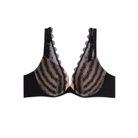 เสื้อชั้นใน มีโครง รุ่น Modern V รหัส SBI2048BK สีดำ