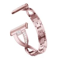 Starp For Fitbit Versa 3/Sense Diamond For Fitbit Versa3 Classic Men's Watch Women's Bracelet Replacement Wristband Accessories