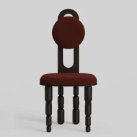Cushion Indoor Dining Chair Comfortable Designer Apartment Ergonomic Dining Chair Vintage Office Chaises Salle Manger Furnitures