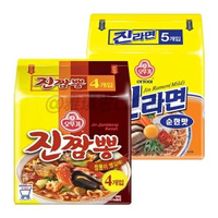 其他品牌 - 韓國進口不倒翁海鮮拉麵韓式辣味芝士泡菜速食麵炸醬芝麻泡面煮面