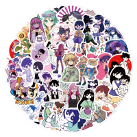 OMORI - สติ๊กเกอร์กราฟฟิตี้กันน้ำ 60 ชิ้น เกมสุดฮอต สำหรับหมวกกันน็อคจักรยาน บัญชีมือ กล่องดินสอ สติ