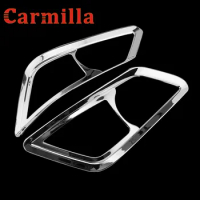 Carmilla 2016-2017 Chrome Fog Light Cover For Toyota Ki Jang Innova Chrome ABS Fog Lights Cover Parts For Toyota Innova