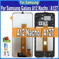 6.5"LCD For Samsung Galaxy A12 Nacho A127 LCD For Samsung A12 A125 LCD Display Touch Screen Digitizer Assembly Tested
