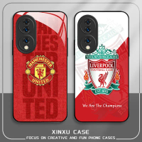 Cho Honor 70, Manchester United F.C.Ốp Điện Thoại Kính Cường Lực Câu Lạc Bộ Bóng Đá, Liverpool, Baye