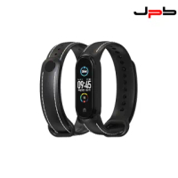 【JPB】小米手環 5 皮革錶帶-黑色