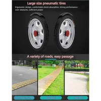 JiKang Kursi Roda Elektrik Lipat Wheelchair - Kebebasan Bergerak, Nyaman, & Aman, Cocok untuk Orang