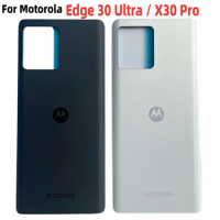 Glass Back Cover For Motorola Edge 30 Ultra Moto X30 Pro Battery Cover Rear Housing Panel Case Replacement XT2241-1 XT-2201