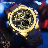 G Style Military Watches For Shock Men Fashion Skull Clock Electronic Quartz Man Sports Wrist watch Swim relogio masculino 2023