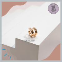 ANTING KLIP MODEL KRISTAL 3 MATA ANTING FASHION PEREMPUAN ANTING BULAT AKSEN KRISTAL ANTING HOOP ELE
