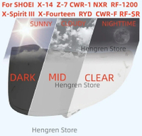 หมวกกันน็อค Photochromic เลนส์ Visor สำหรับ SHOEI X14 Z7 CWR1 RF1200 Xspirit III NXR X-fourteen RYD
