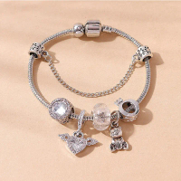 Gelang Canuo Dora Dora DIY Manik-manik Rentas Sempadan Terlaris Sayap Malaikat Loket Beruang Mahkota