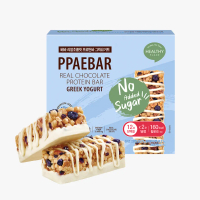 PPAEBAR Real Chocolate Protein Bar #Greek Yogurt 1 Box (40g*9ea)