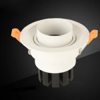 15PCS/lot New COB Downlight 7W 10W 15W 20W 30W AC85-265V Cree Adjustable Focusing For Background Hotel Clothing Store