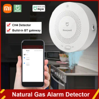 Xiaomi Honeywell Gas Alarm Detector Smart Smoke Alarm Alert MIUI Remote Alarm Built-in Bluetooth Gateway CH4 Smart Detector