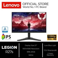 Monitor Gaming Lenovo Legion R27s IPS 144Hz 1ms FHD 99%sRGB