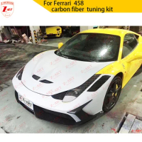 Z-ART Carbon Fiber Body Kit For P Tuning Kit Car Accessories Upgrade Body Kits Front Bumper Lip Rear Diffuser